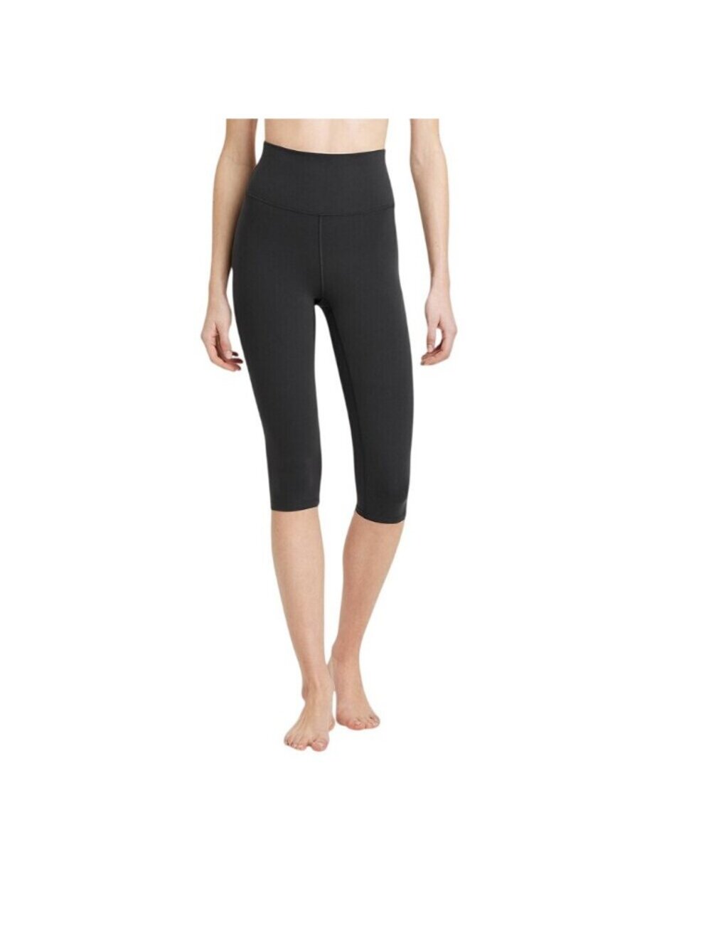 NWT All In Motion Everyday Soft Ultra High-Rise Capri Leggings 92937568 Black XL